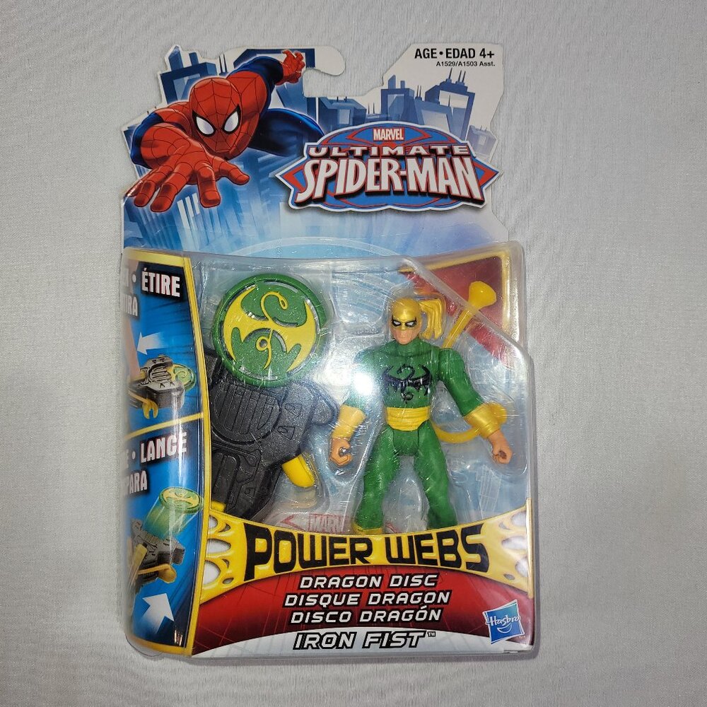 Marvel Ultimate Spider-Man Power Webs 4" Iron Fist 2012 Action Figure by hasbro